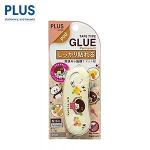 PLUS Glue Tape Norino Pod มิซูทามะ ครีม (ลายลิขสิทธิ์)