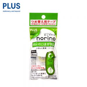 PLUS Glue Tape Norino Pod เขียวอ่อน (รีฟิว)