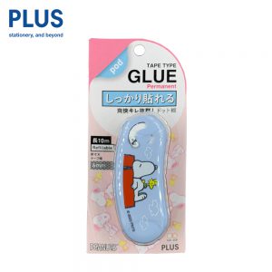 PLUS Glue Tape Norino Pod snoopy ฟ้า (ลายลิขสิทธิ์)